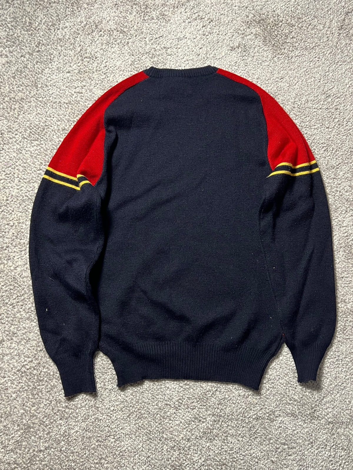GIORGIO SAVI — COLOR BLOCK KNIT SWEATER