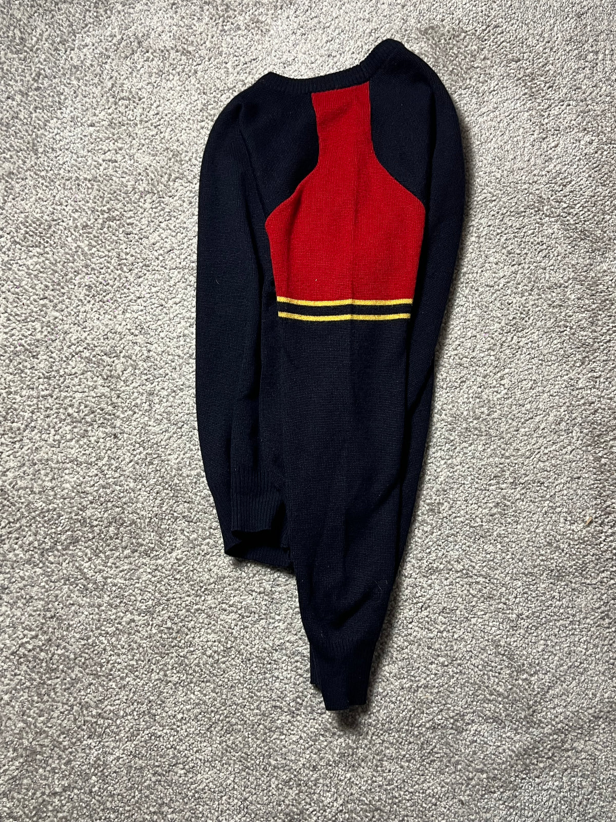 GIORGIO SAVI — COLOR BLOCK KNIT SWEATER