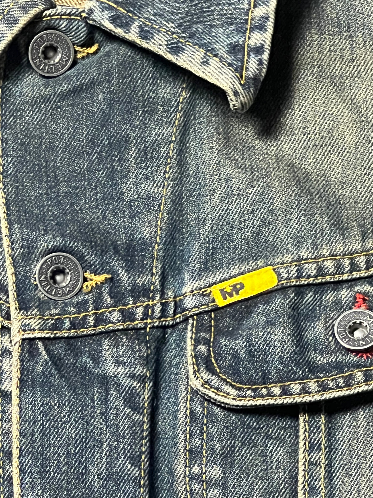 MELTING POINT — VINTAGE WASHED DENIM JACKET