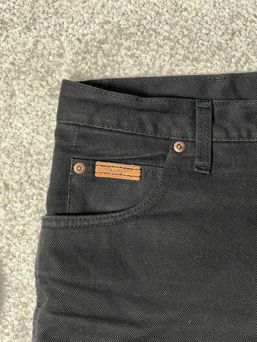 WRANGLER — BLACK DENIM JEANS