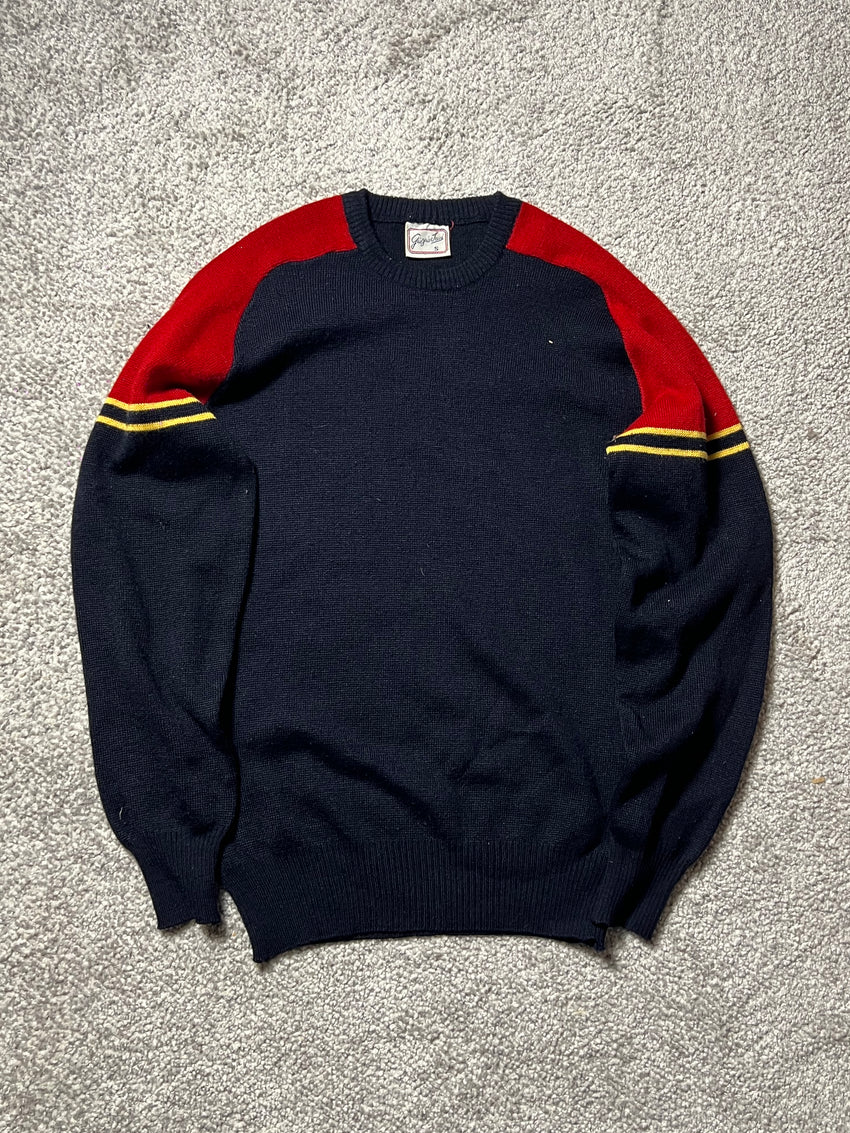 GIORGIO SAVI — COLOR BLOCK KNIT SWEATER